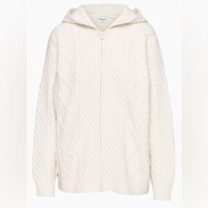 Aritzia Sunday Best Puffin Zip-Up Sweater